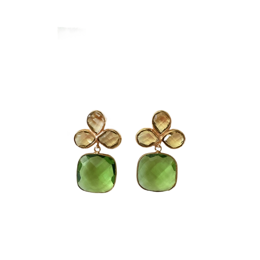 Dabney Lemon & Peridot Earrings