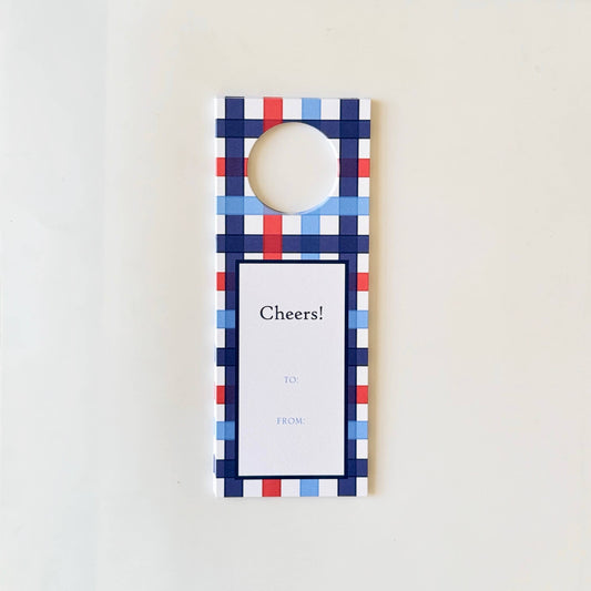 Red, White, Blue - Wine Tag
