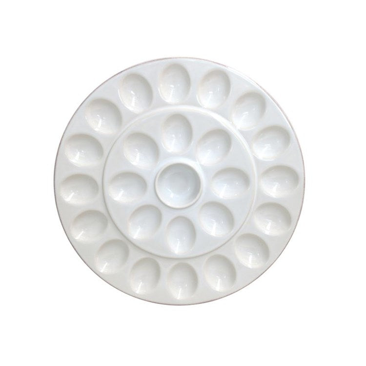 EGG PLATTER 13in-WHITE (COOK & HOST)