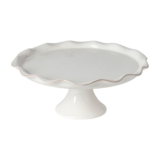 FOOTED PLATE 12in-WHITE (COOK & HOST)