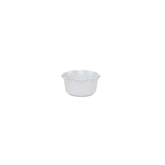 RAMEKIN RUFFLED OVAL 5in-WHITE (COOK & HOST)