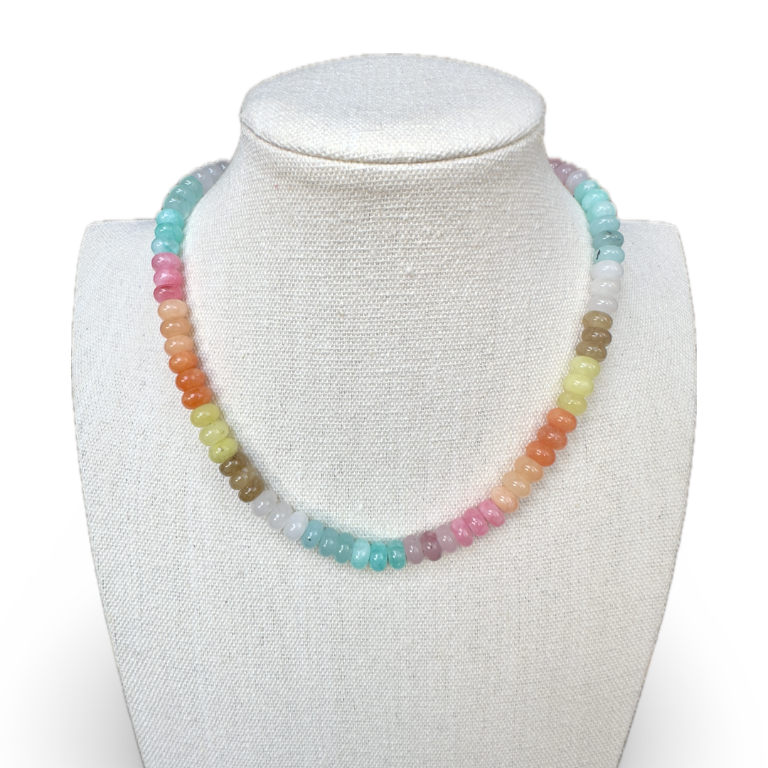 Paradise Beaded Necklace, 16”