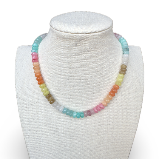 Paradise Beaded Necklace, 16”