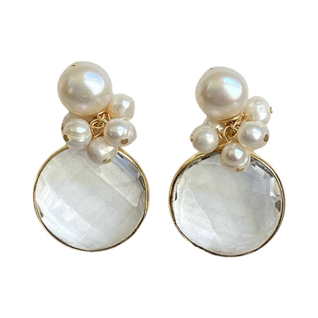 Ava Crystal Earrings