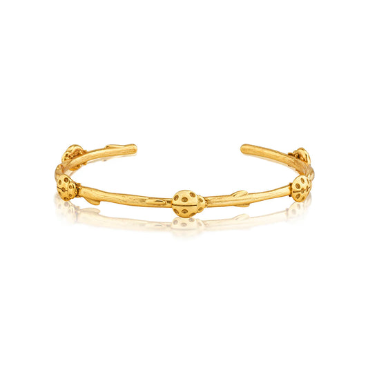 Meadow Ladybug Petite Cuff Bracelet