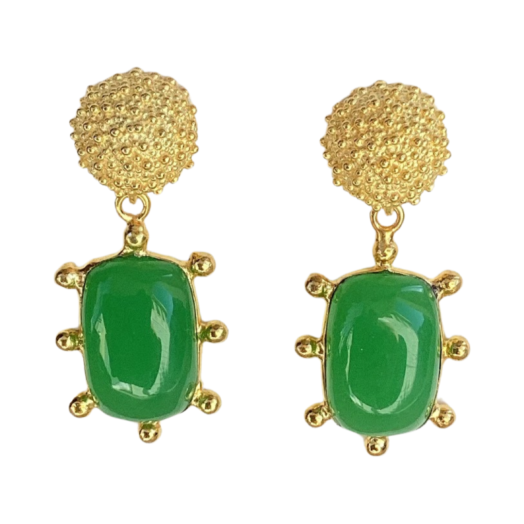 Collins Green Earrings