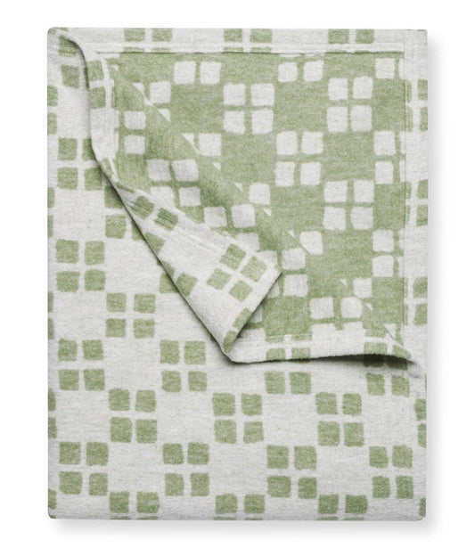 The Lightweight Blanket - Sage Checkers