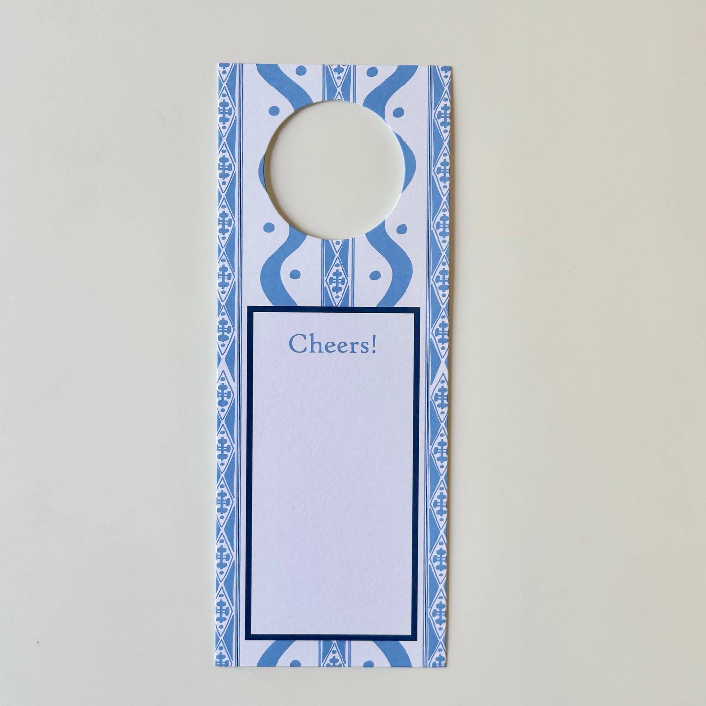 Wine Tags, Wallis Blue