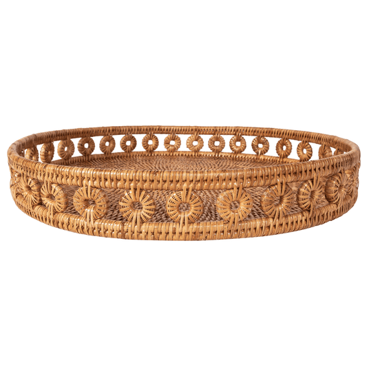 Hand Woven Round Tray