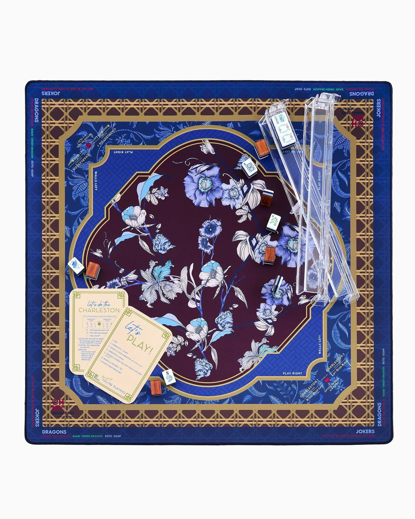 Hawthorne Mahjong Mat in Tube