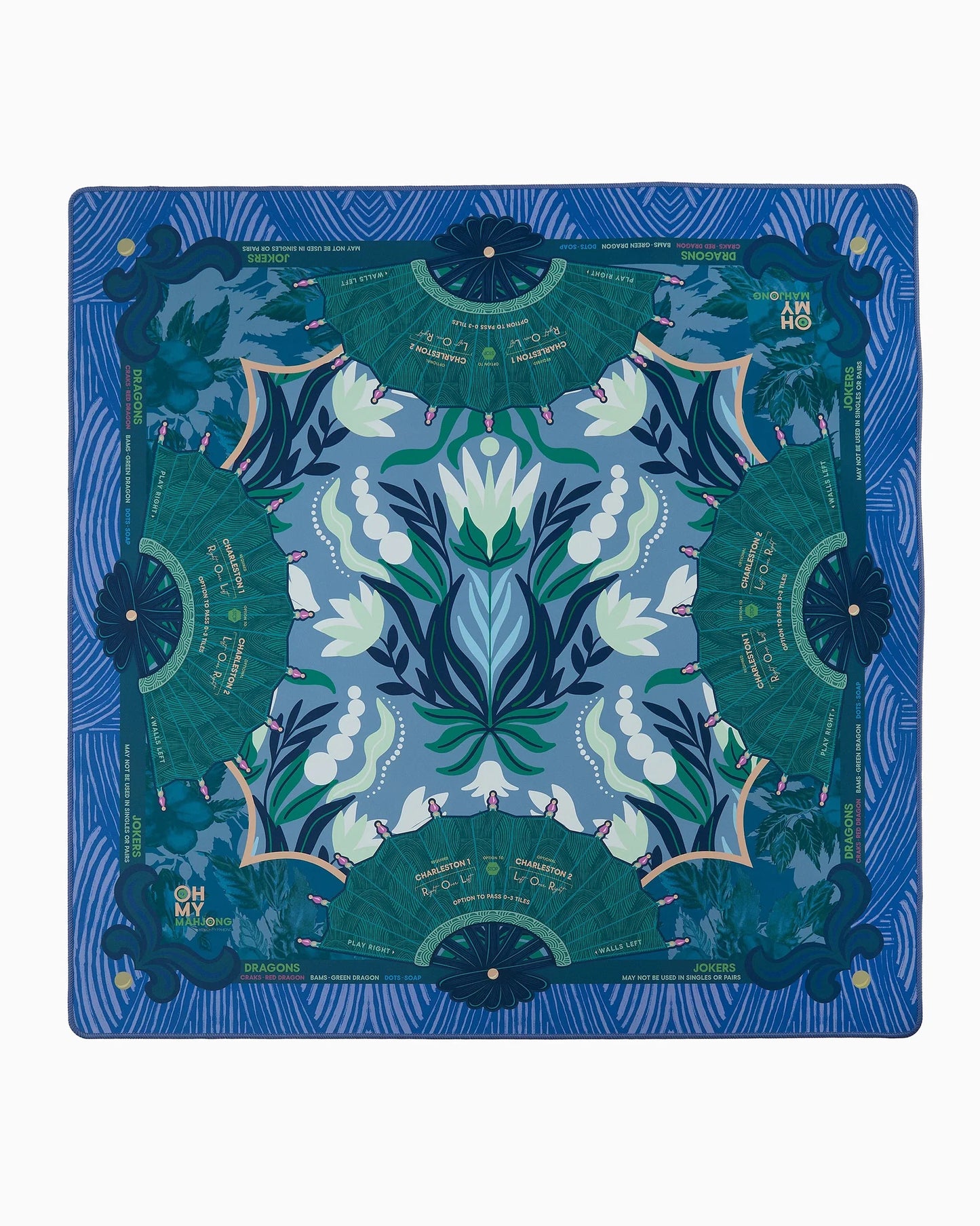 Jade Mahjong Mat in Tube