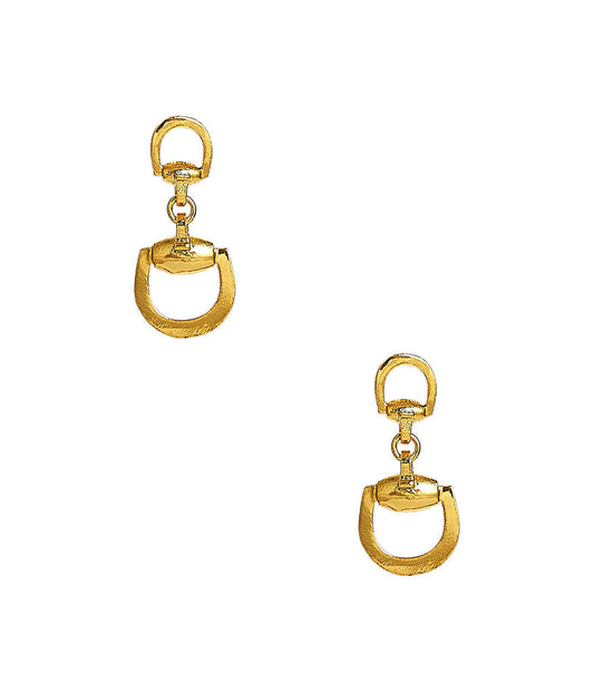 Mini Horsebit | Gold Earring