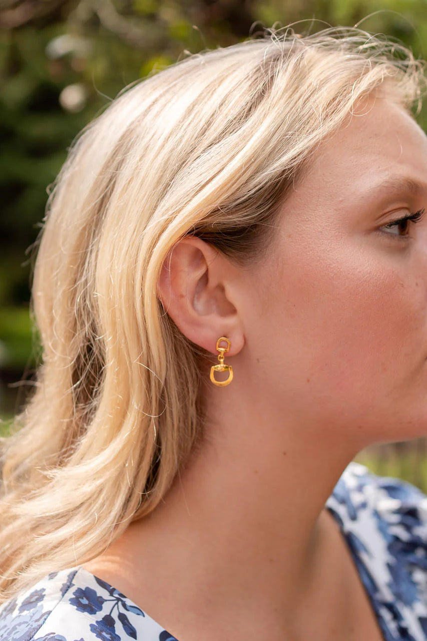Mini Horsebit | Gold Earring