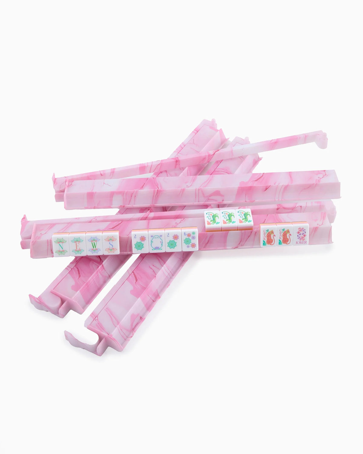 Pink Quartz Acrylic Rack and Pusher Set