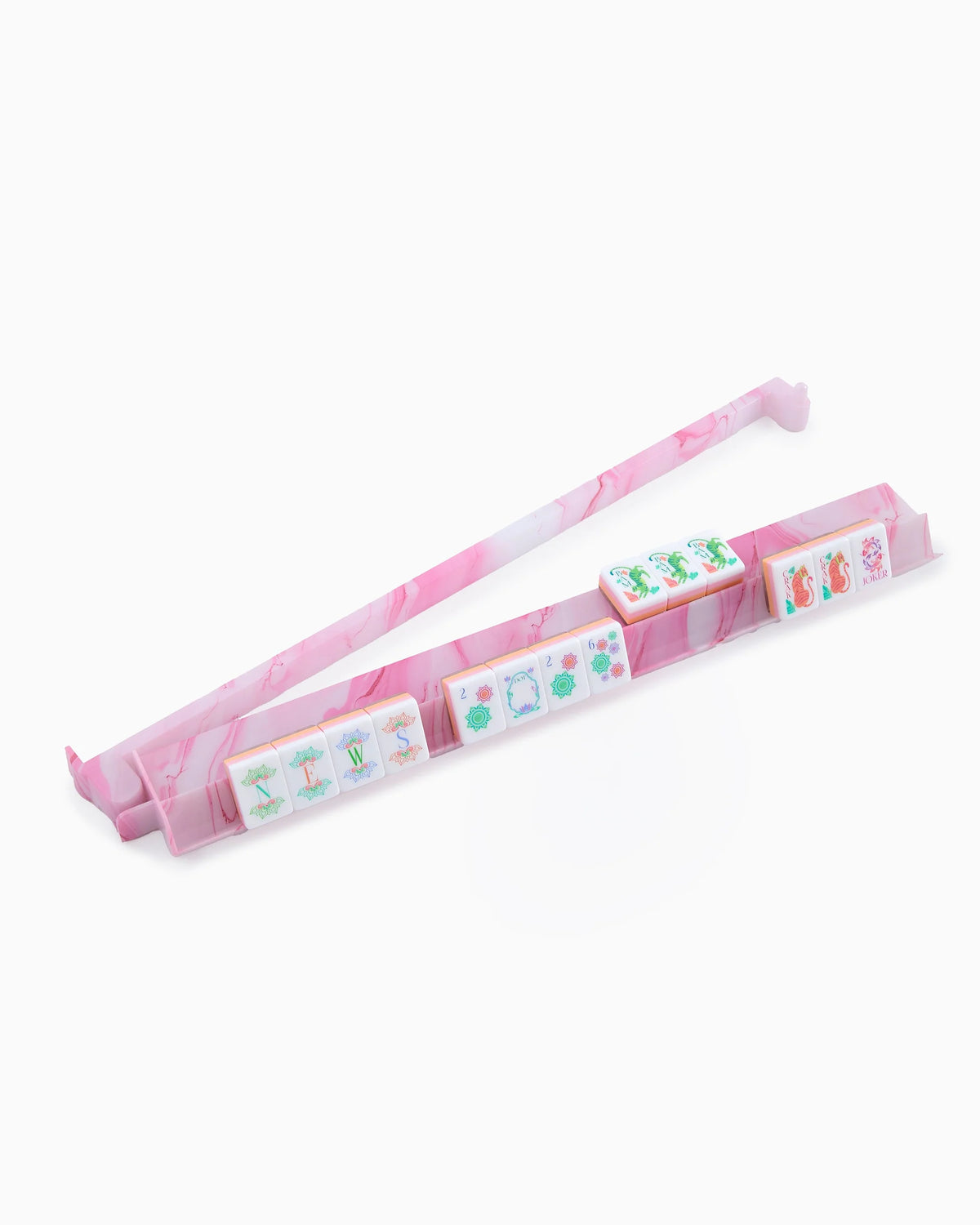 Pink Quartz Acrylic Rack and Pusher Set