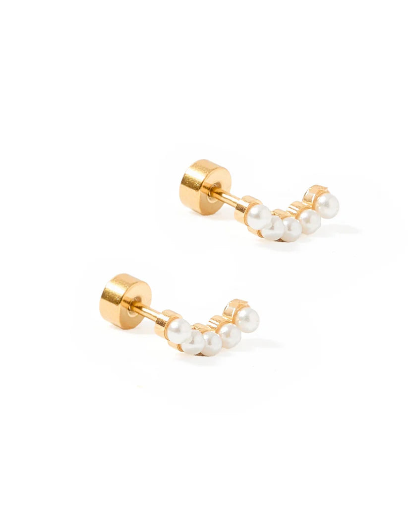 Abigail Pearl Screwback Stud