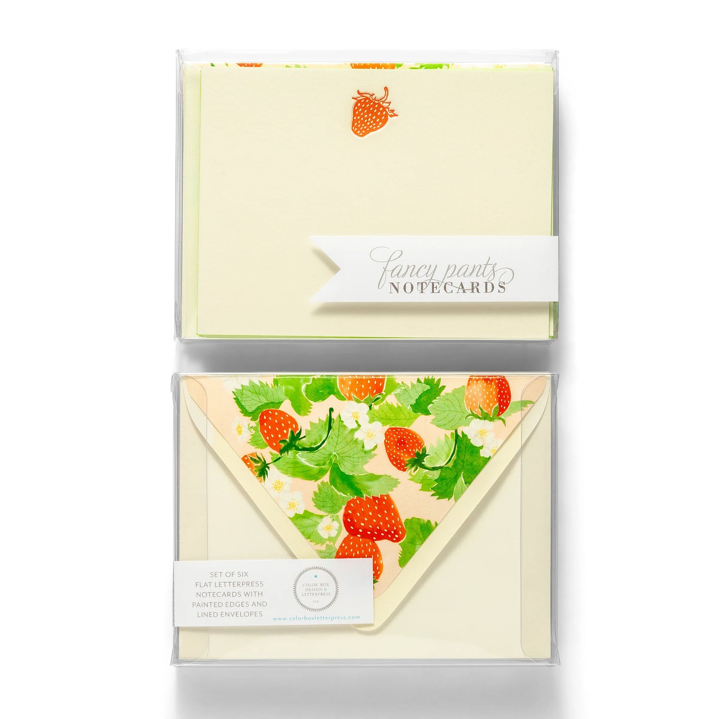 Fancy Pants Notecards | Strawberry