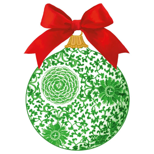 Green Ornament Gift Tags - 4 Per Package