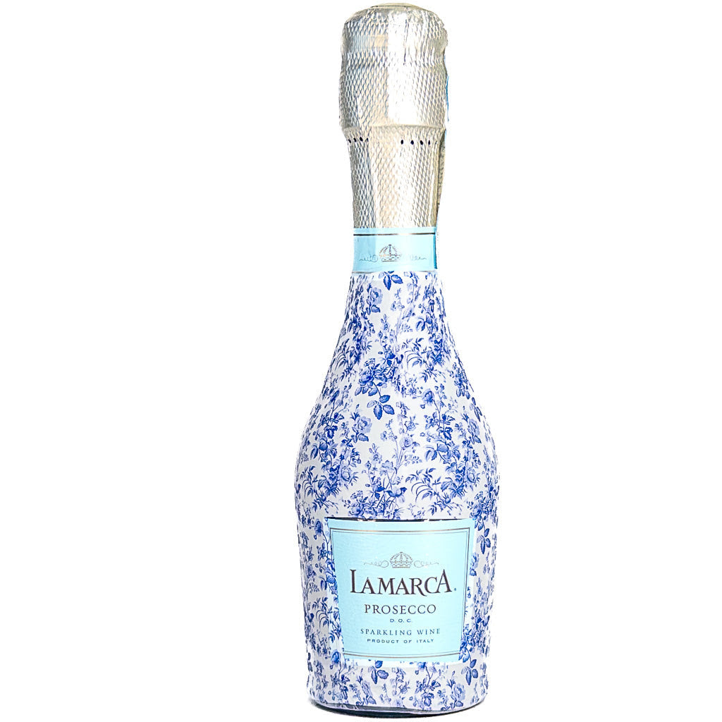 Beau Bottles Blue Floral - MINI Prosecco Collection