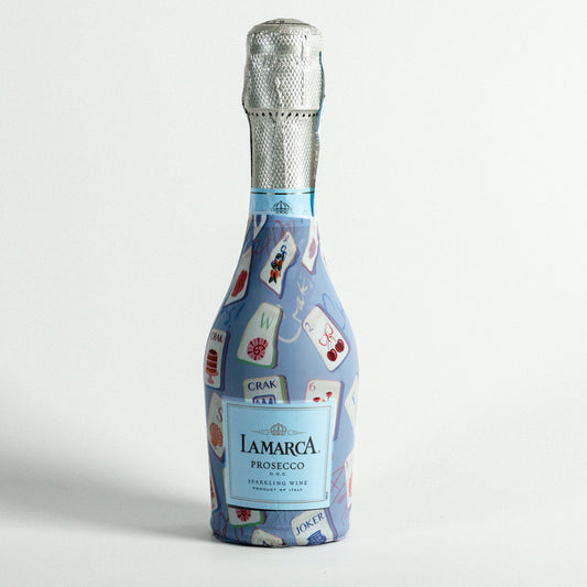 Beau Bottles Pastel Blue Mahjong - MINI Prosecco Collection