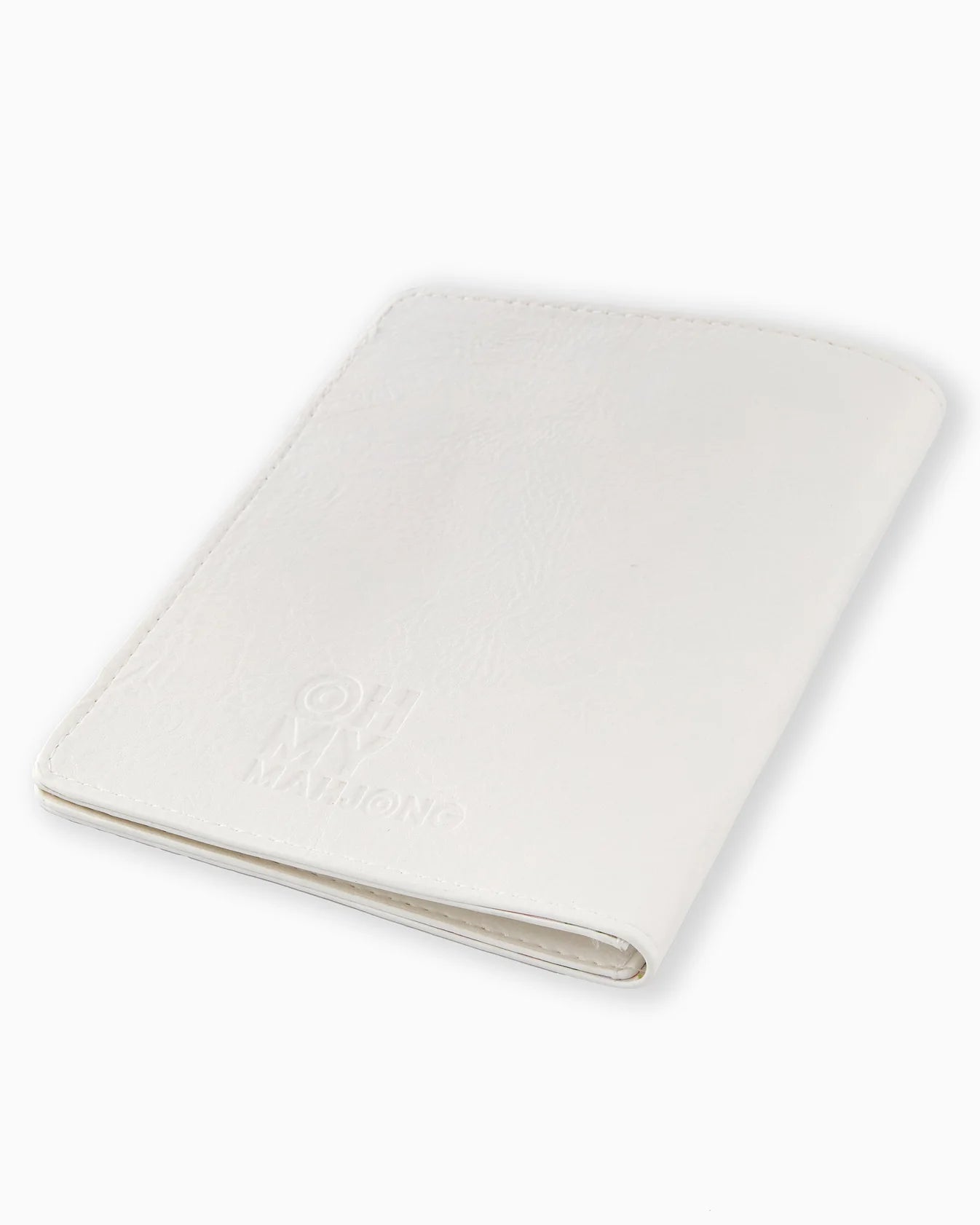 White Mahjong Card Folio