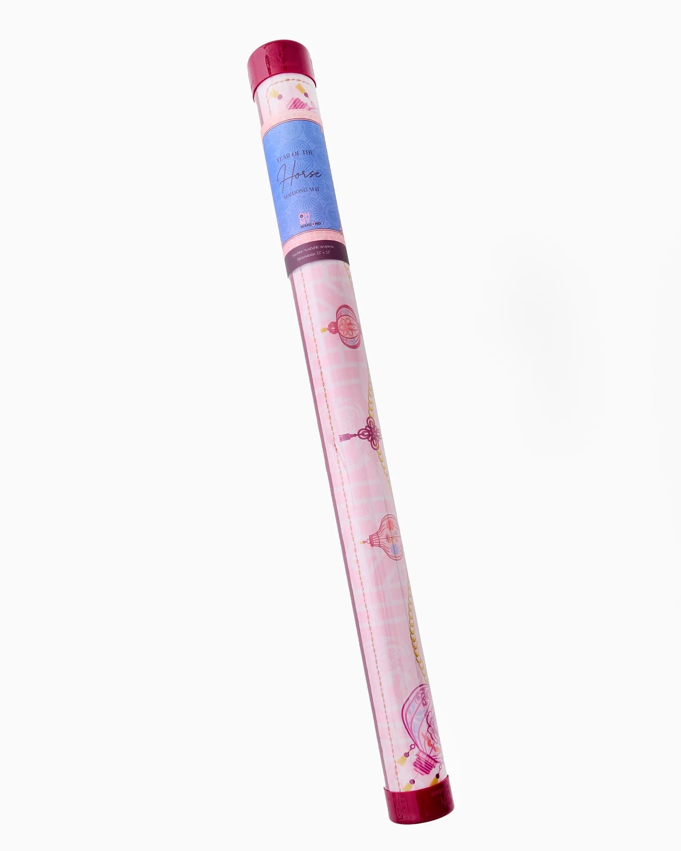 Year of the Horse Mahjong Mat in Tube