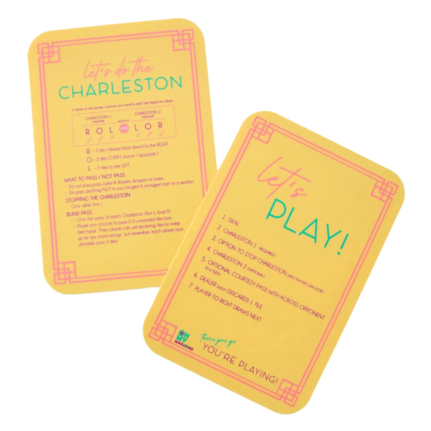 Yellow Mahjong Tile Shufflers