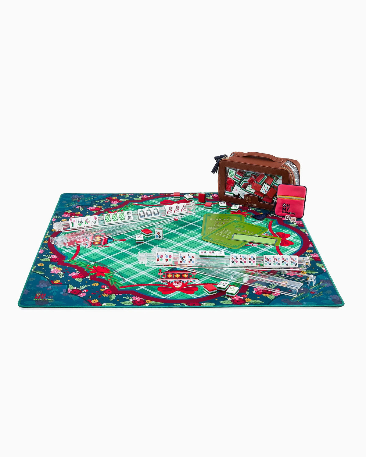 Yuletide Mahjong Mat in Tube