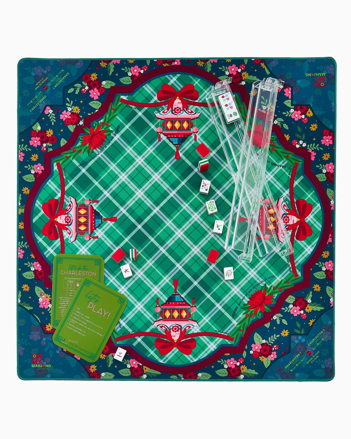 Yuletide Mahjong Mat in Tube